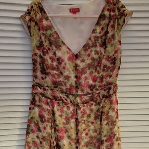Plus size Floral cottagecore dress
